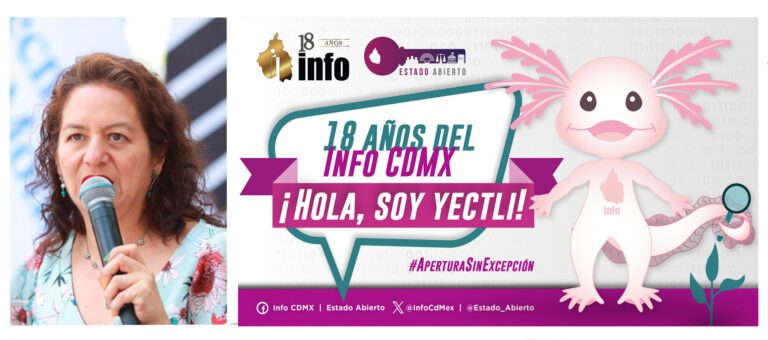 INCORPORAN LA IMAGEN DE LA MASCOTA “YECTLI”, LA AJOLOTITA”, A LA ESTRATEGIA DE DIFUSIÓN DEL INFO CMDX