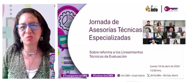 REALIZA EQUIPO DE ESTADO ABIERTO DEL INFO CDMX PRIMERA JORNADA DE ASESORÍA TÉCNICA ESPECIALIZADA DEL 2024