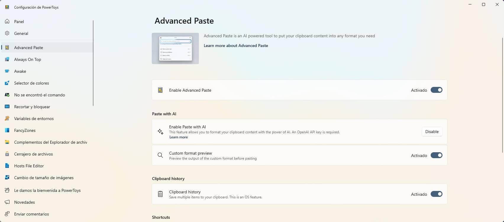 Microsoft PowerToys 0.81 - Advanced Paste