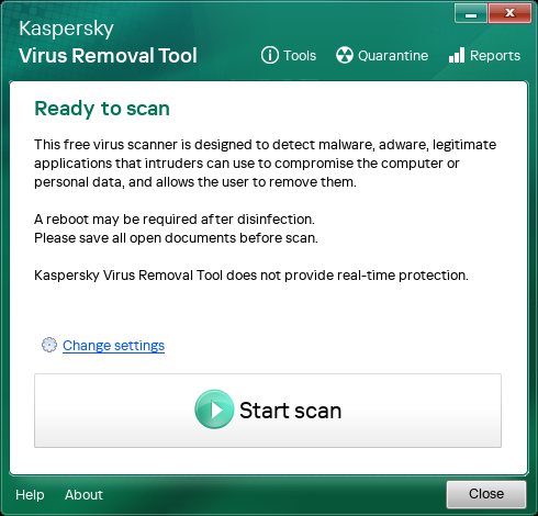 Kaspersky Virus Removal Tool