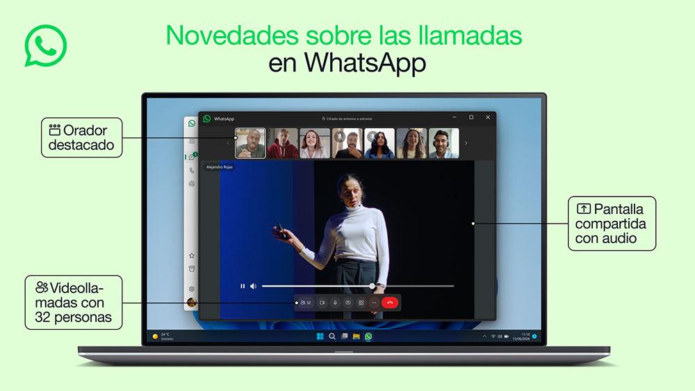 Novedades WhatsApp videollamadas