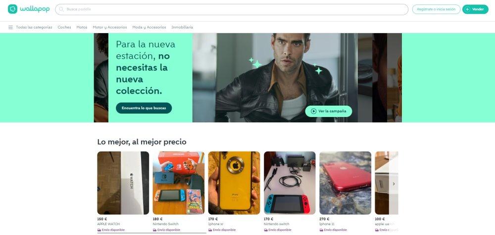 tienda segunda mano wallapop