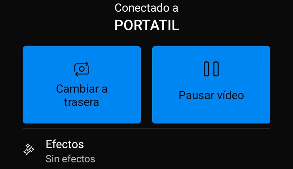 Móvil como webcam en Windows 11