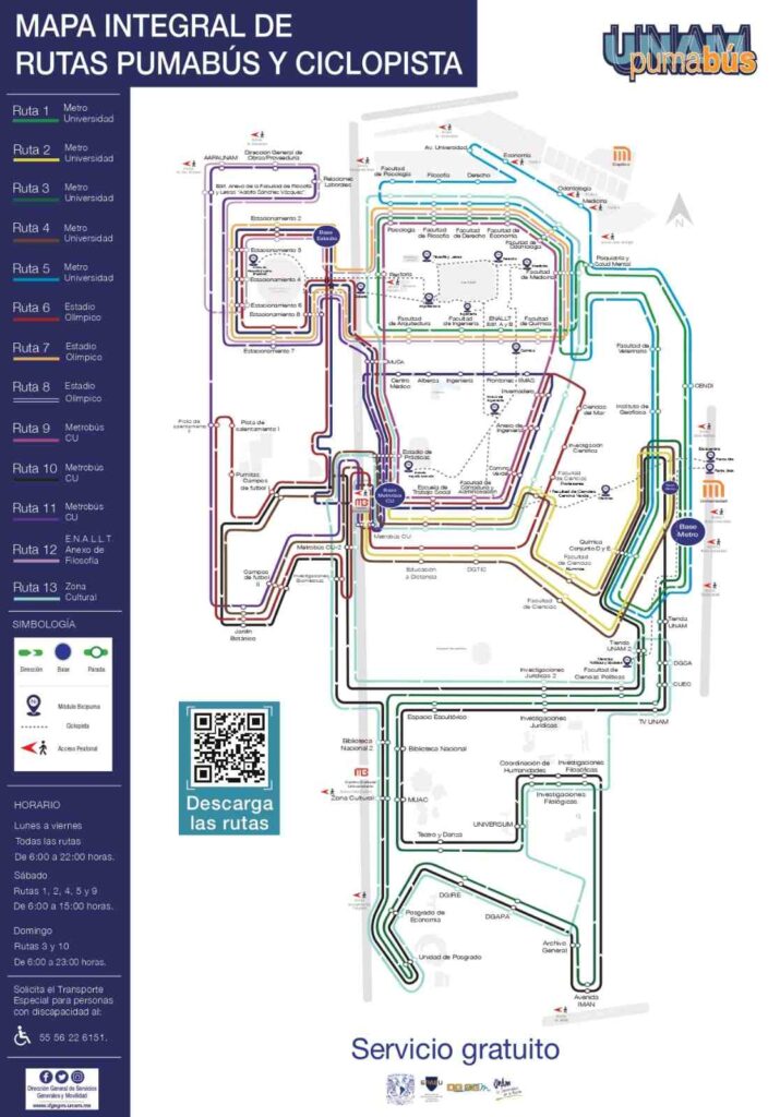 ¿Conoces el Pumabus? Las rutas del servicio de transporte de la UNAM pueden ayudarte a trasladarte más rápido.