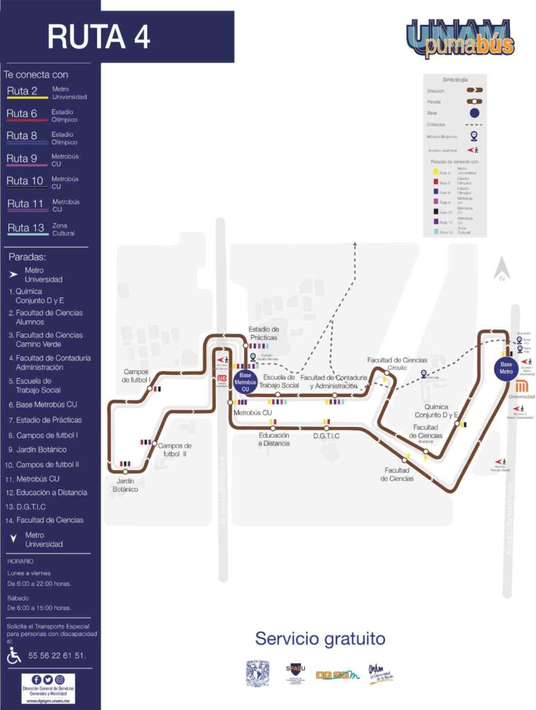 ¿Conoces el Pumabus? Las rutas del servicio de transporte de la UNAM pueden ayudarte a trasladarte más rápido.