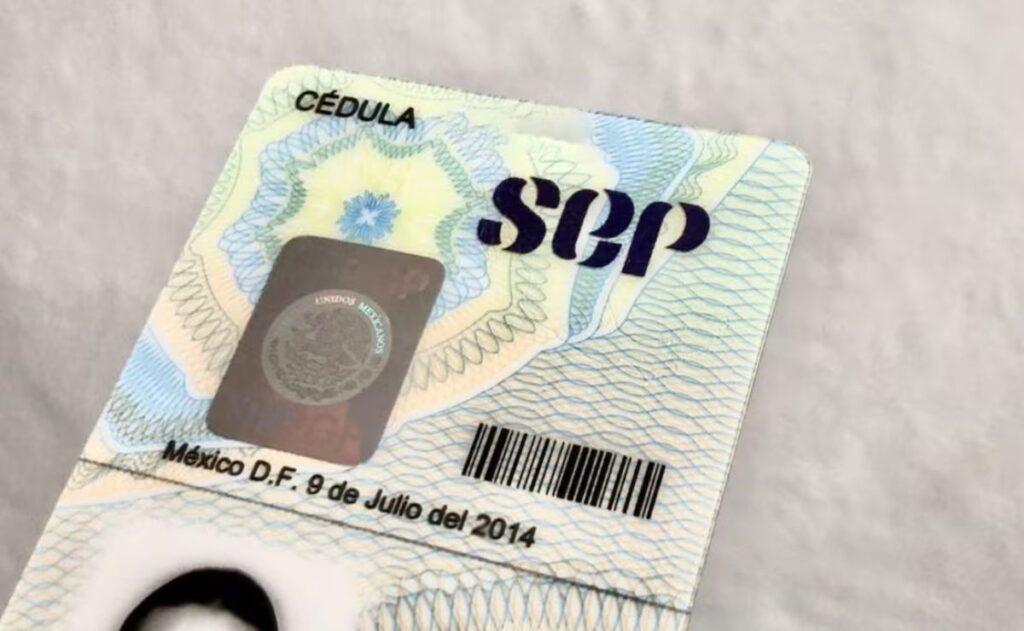 cédula profesional